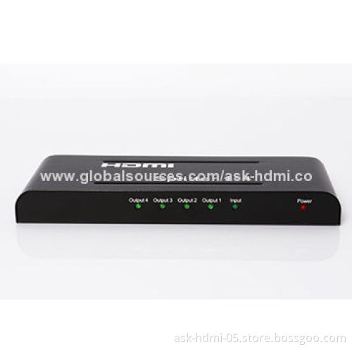1x4 HDMI Splitter, Need 5V DC/2A Power Supply
